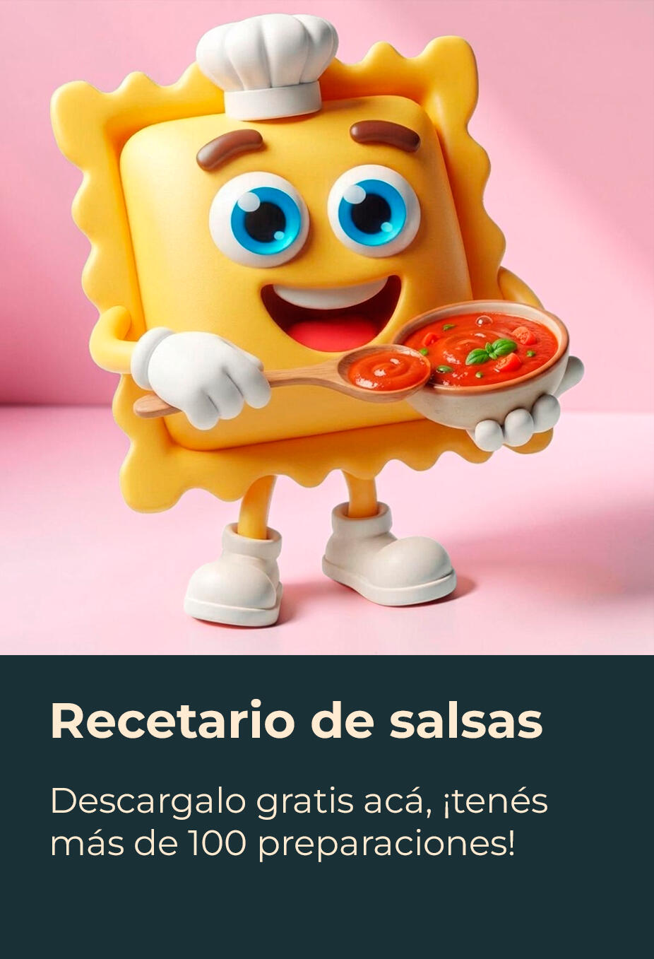 Descargar recetarios de salsas y cremas de Tristan Pasta Fresca
